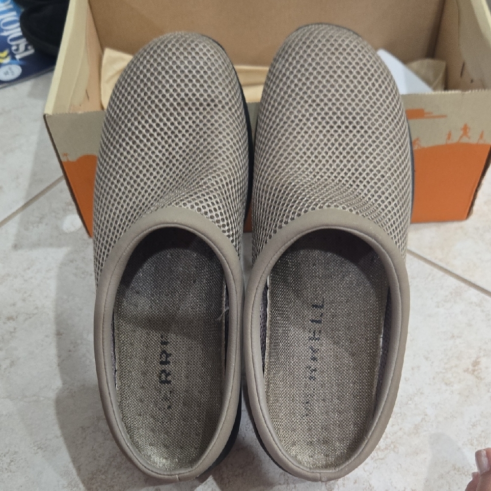 Merrell Taupe Mesh Slip-On Shoes